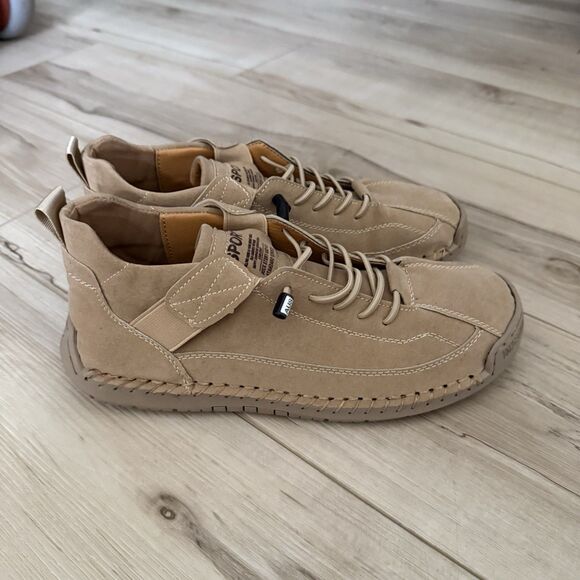 Women Boots Mid Top Style Retro Anti Slip Workwear Shoes Loafers Size 39 (8.5-9) - Picture 2 of 7